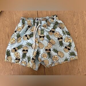 TRUNKS pineapple volley short swim trunks small